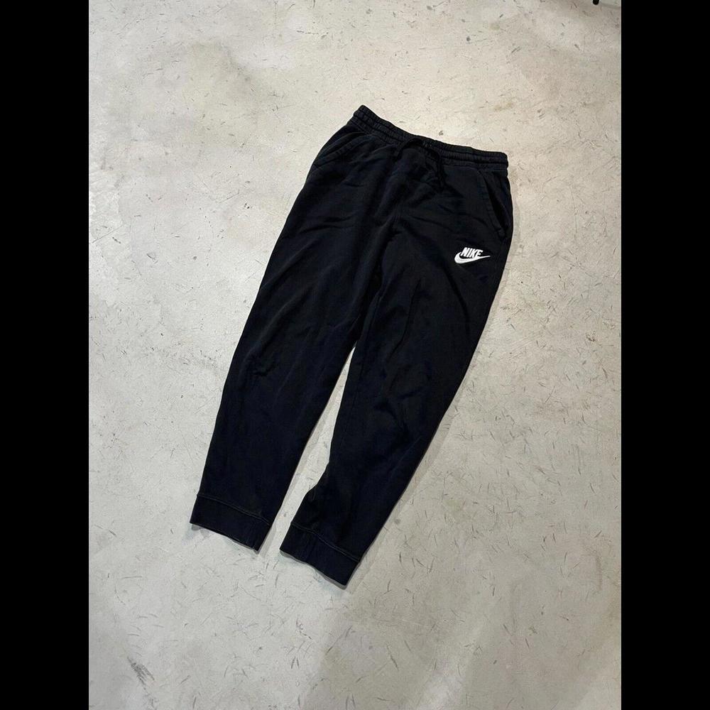 Nike Sweatpants Joggers Training Black Size Xl kids Fits Like Mens M Cuffed